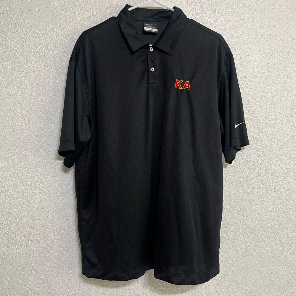 Kappa Alpha Order Fraternity Black Nike Golf Polo Shirt